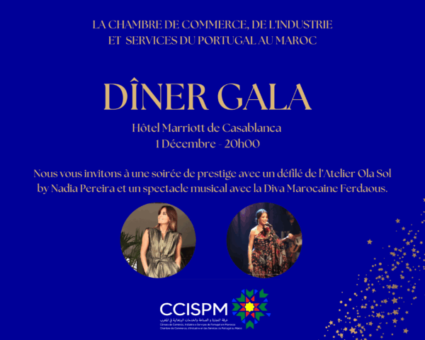 Dîner de Gala 2023 – une soirée exceptionnelle au Marriott de Casablanca orchestrée par la CCISPM !